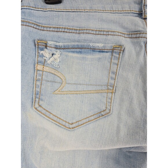 Y2K American Eagle Artist Jeans Low Rise Flared Bootcut Light Wash Size 6 SHORT - Picture 6 of 12